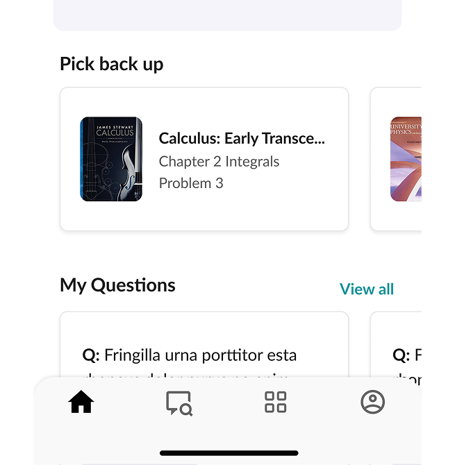 Before — high-intent features hidden several taps deep in the navigation